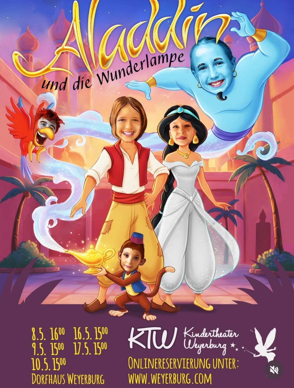 Neues Theaterstück „Aladdin“ hat am 8.Mai&nbsp;Premiere